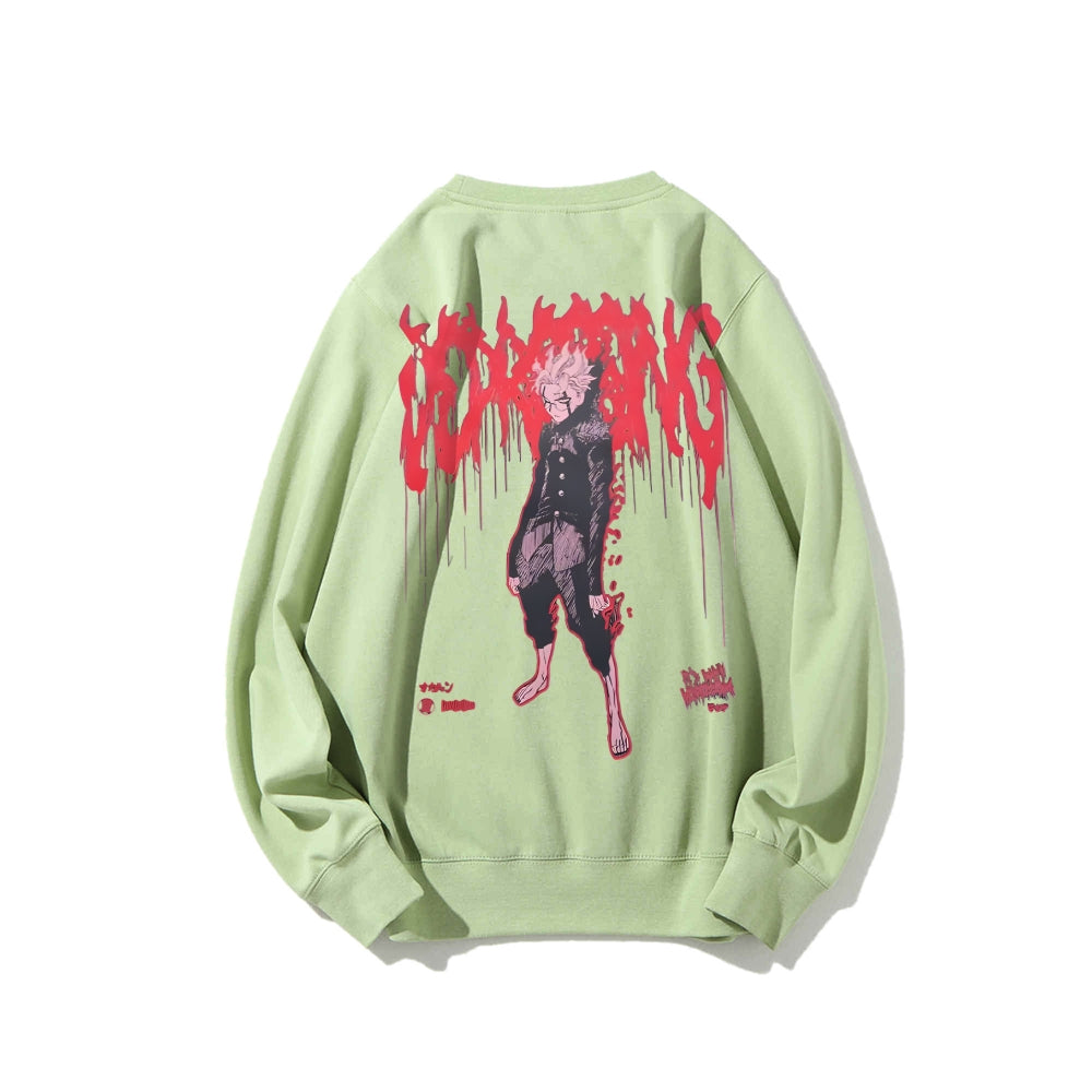 Casual Crewneck Sweatshirt Dandadan