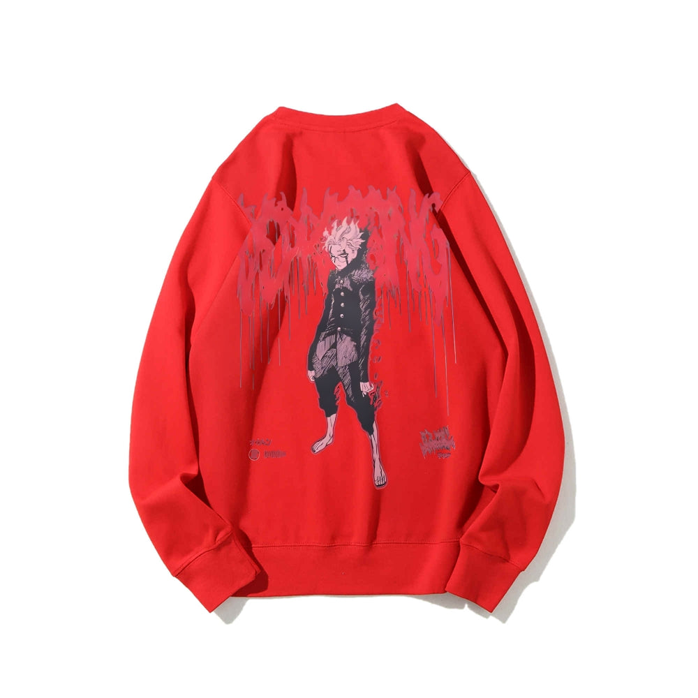 Casual Crewneck Sweatshirt Dandadan