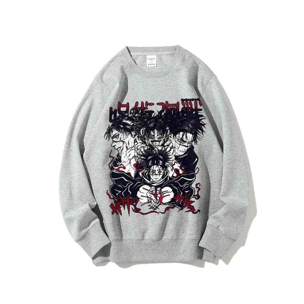 Casual Crewneck Sweatshirt Jujutsu Kaisen