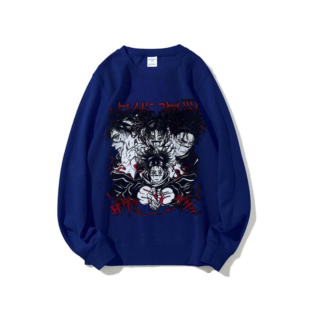 Casual Crewneck Sweatshirt Jujutsu Kaisen