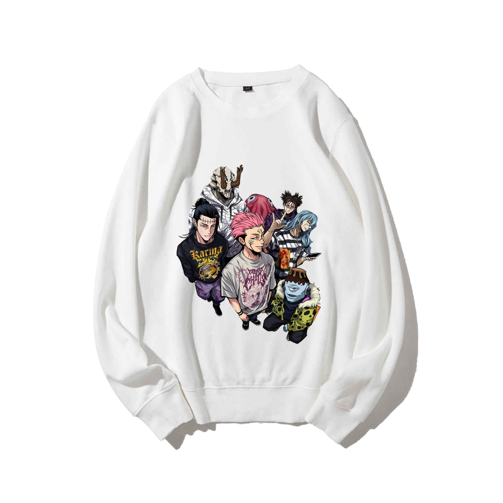 Casual Crewneck Sweatshirt Jujutsu Kaisen