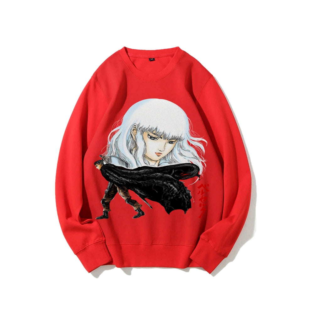 Casual Crewneck Sweatshirt Berserk