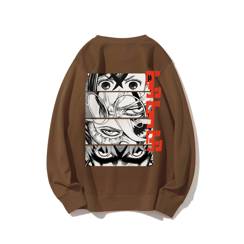 Casual Crewneck Sweatshirt DANDADAN
