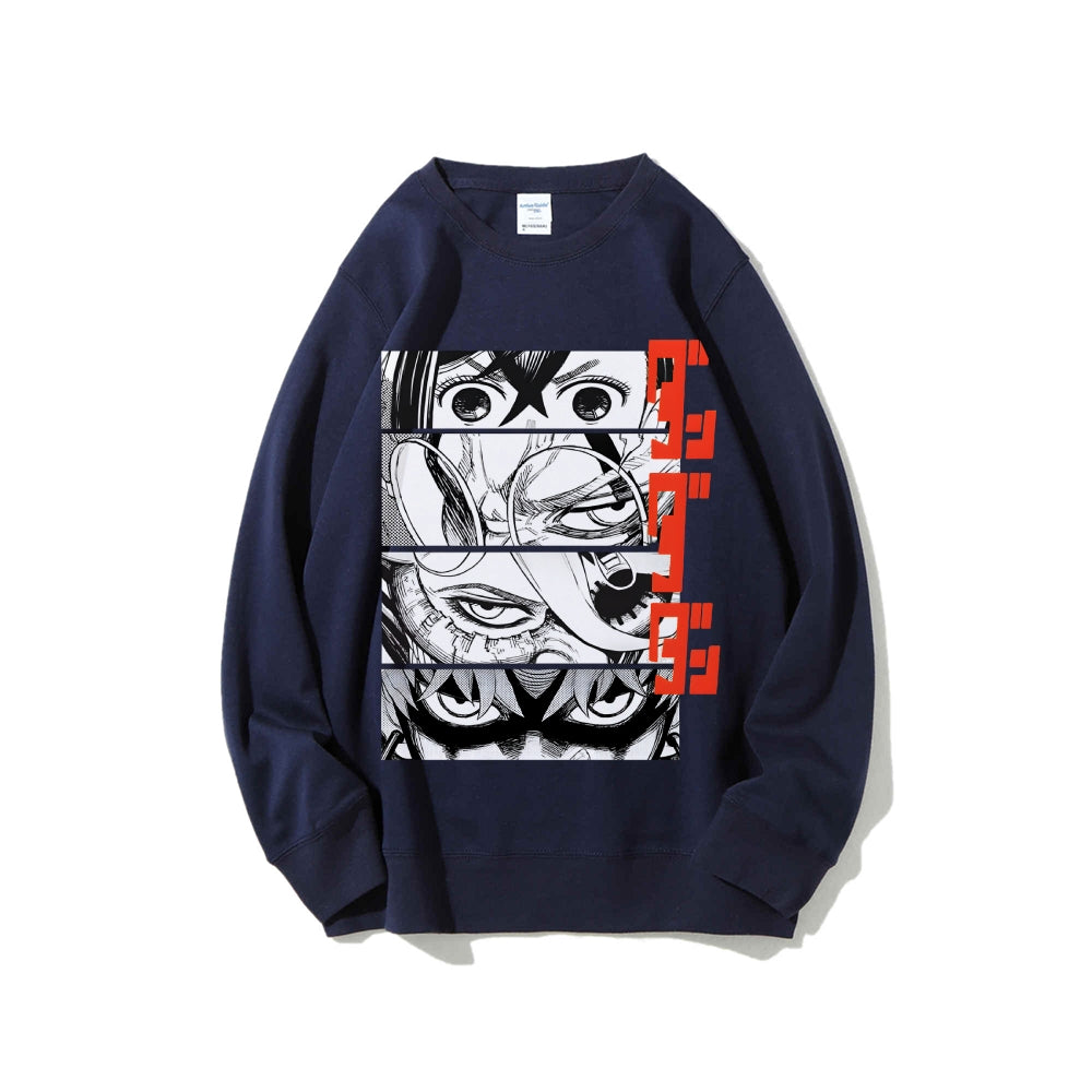 Casual Crewneck Sweatshirt DANDADAN