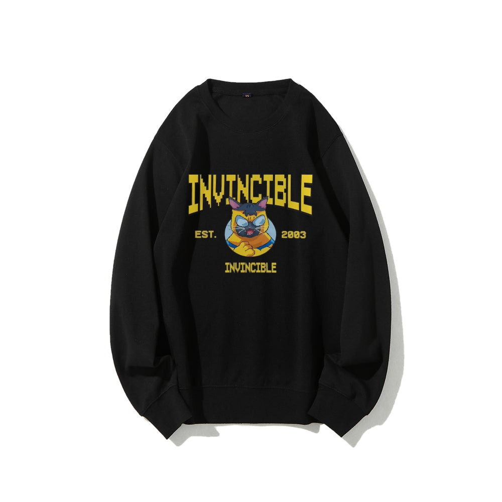 Casual Crewneck Sweatshirt Invincible