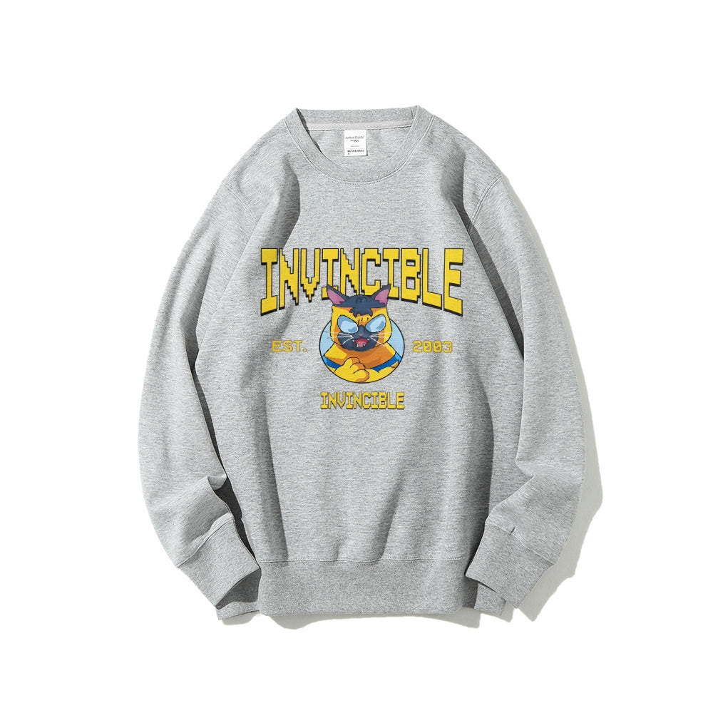 Casual Crewneck Sweatshirt Invincible