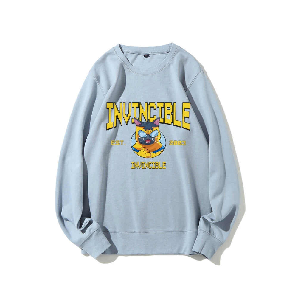 Casual Crewneck Sweatshirt Invincible