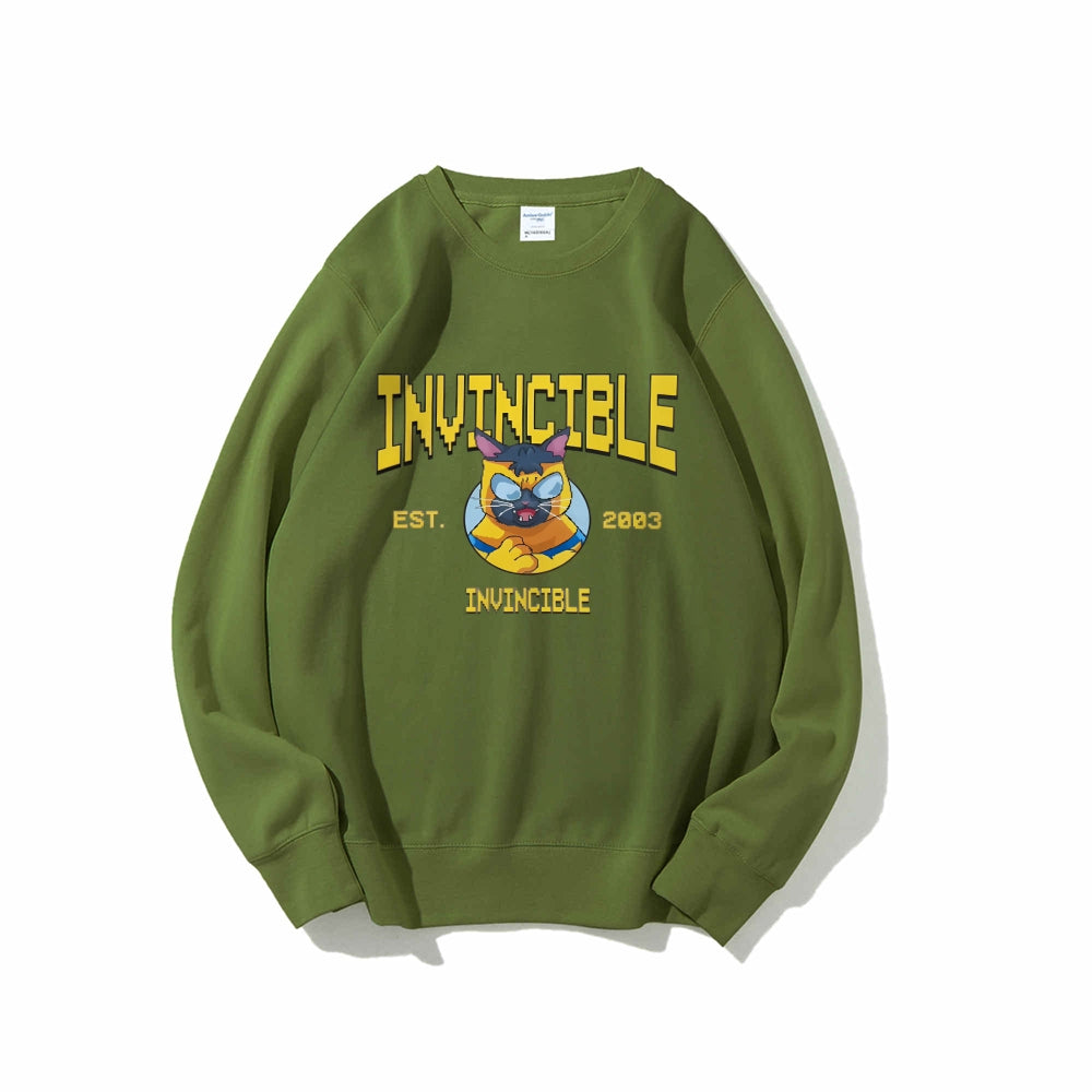 Casual Crewneck Sweatshirt Invincible