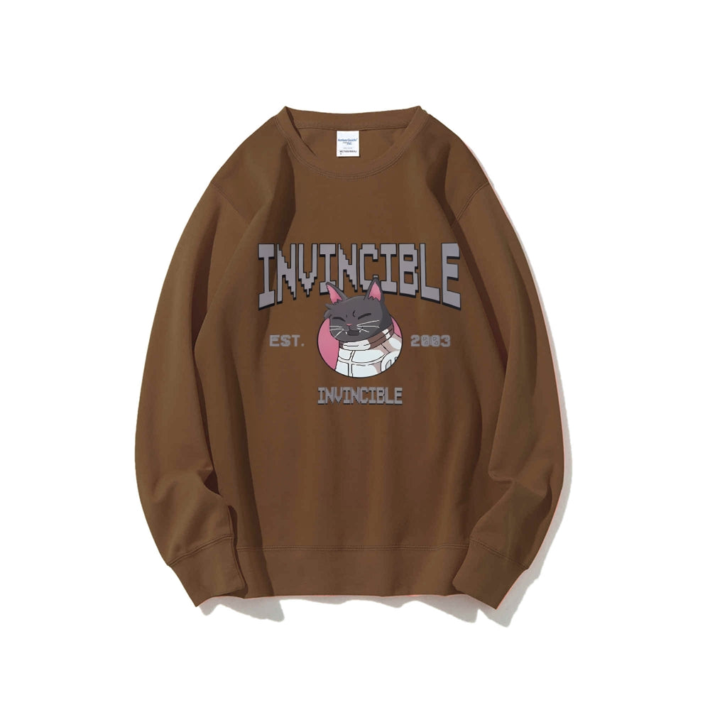 Casual Crewneck Sweatshirt Invincible