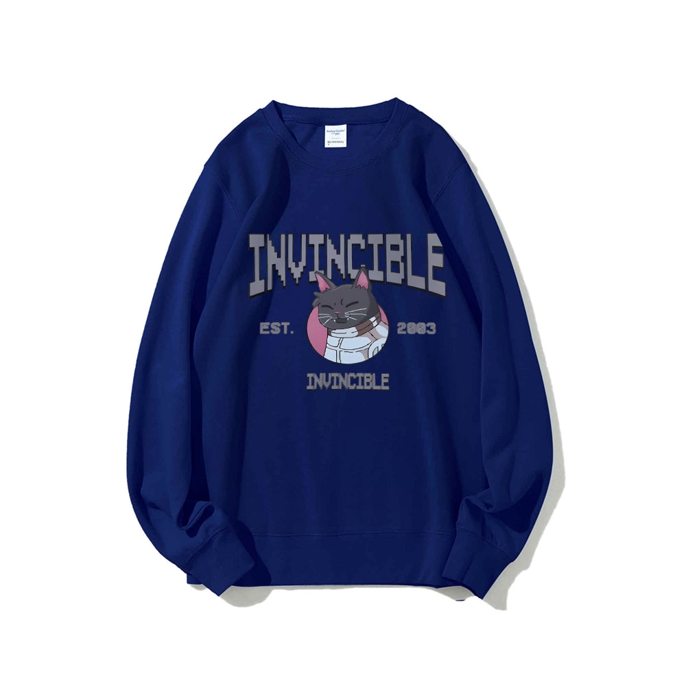 Casual Crewneck Sweatshirt Invincible