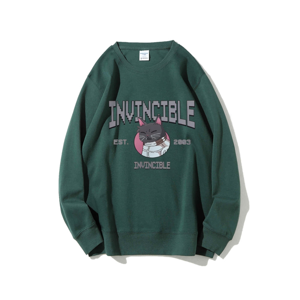 Casual Crewneck Sweatshirt Invincible