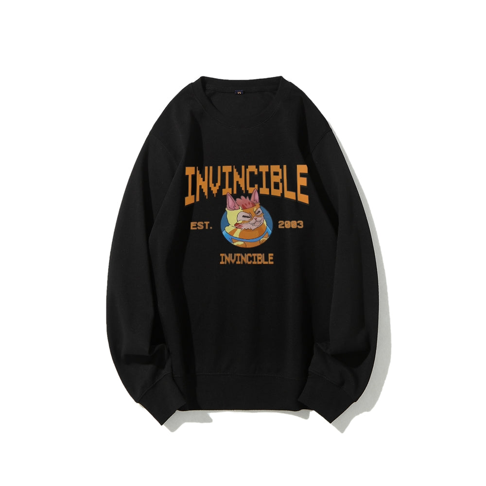 Casual Crewneck Sweatshirt Invincible