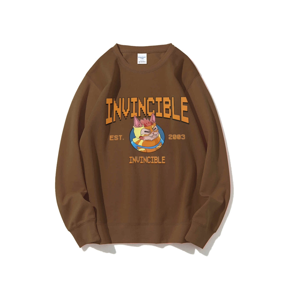 Casual Crewneck Sweatshirt Invincible
