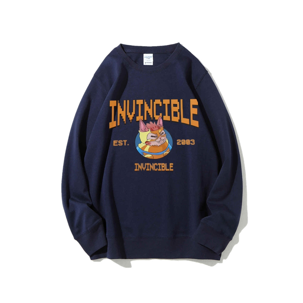 Casual Crewneck Sweatshirt Invincible