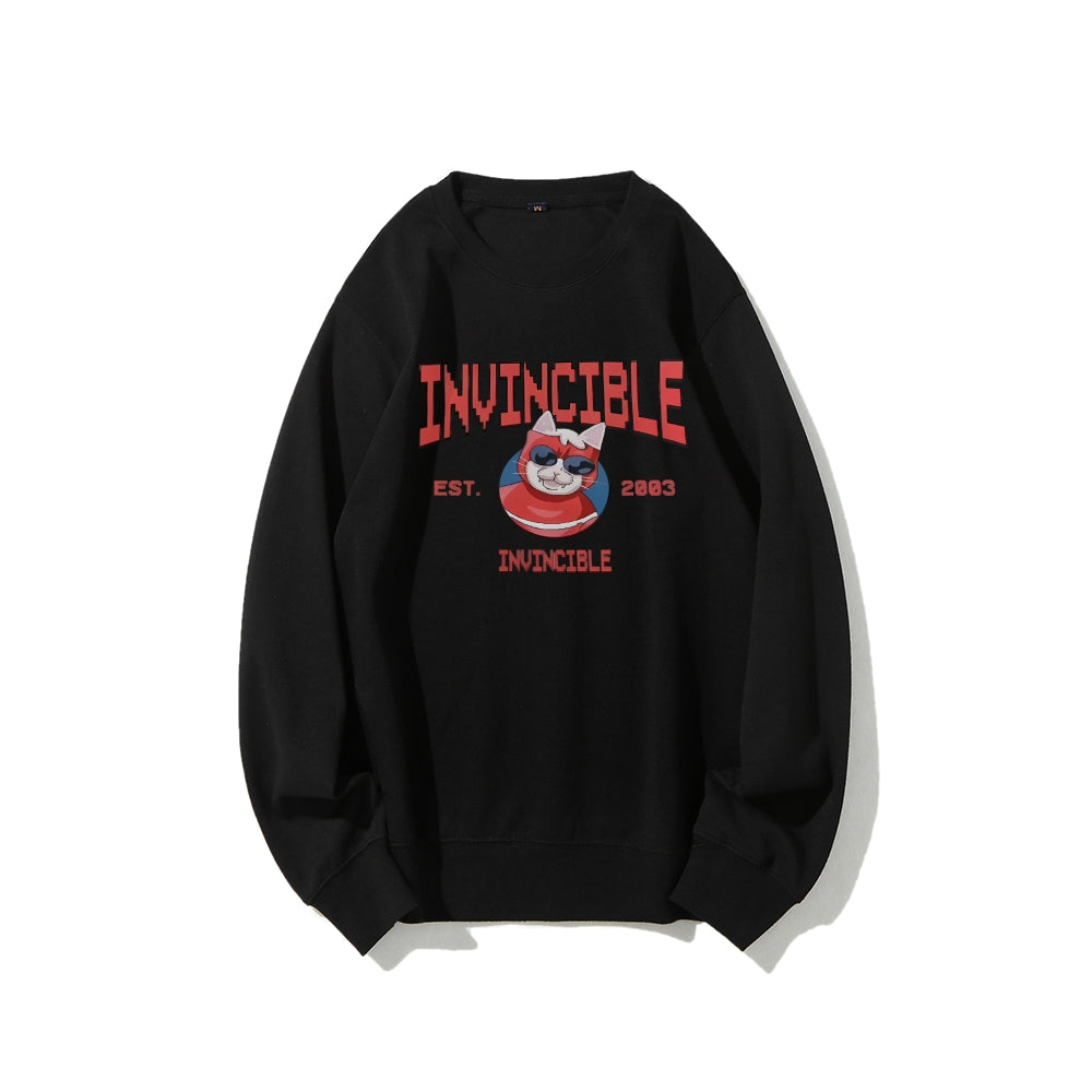 Casual Crewneck Sweatshirt Invincible