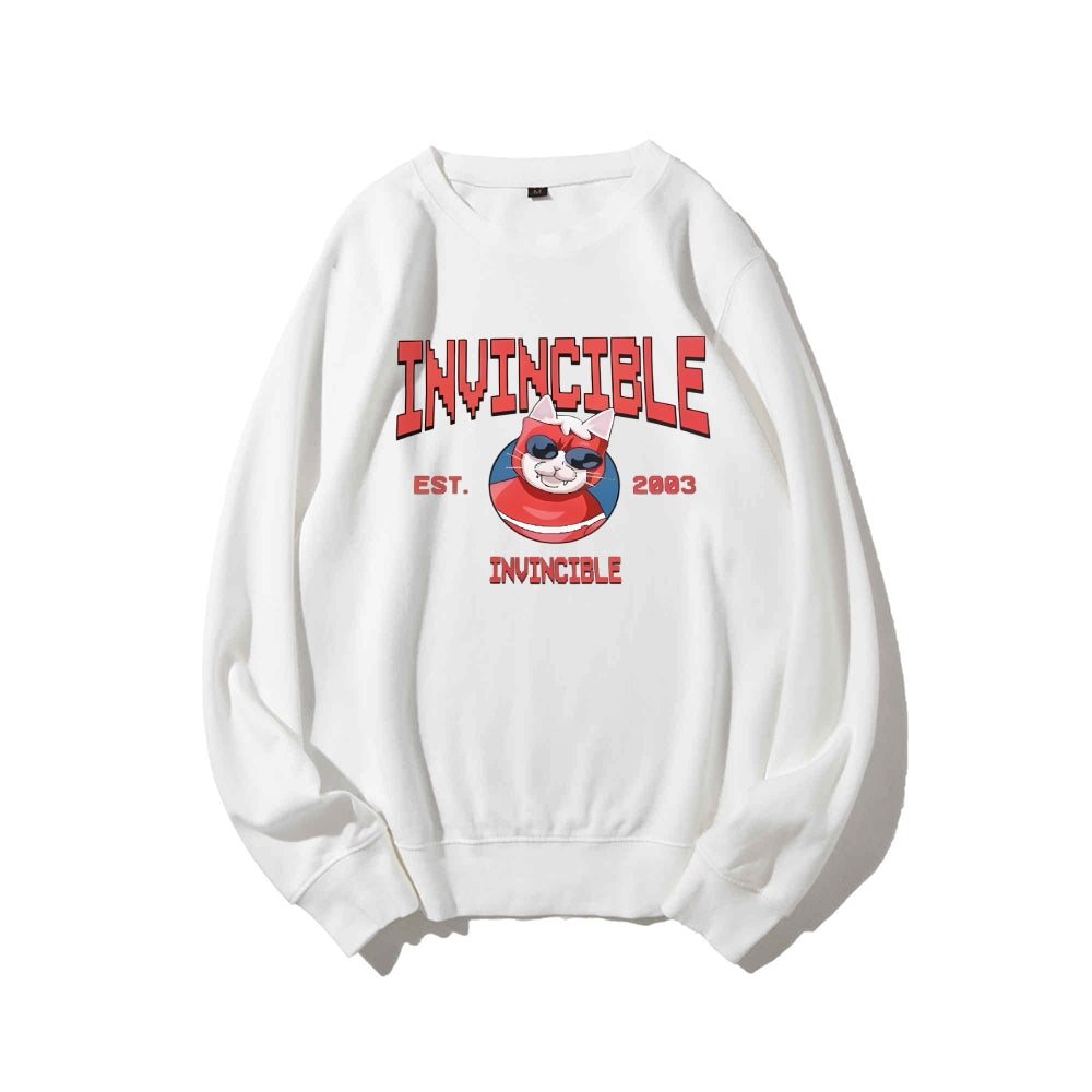 Casual Crewneck Sweatshirt Invincible