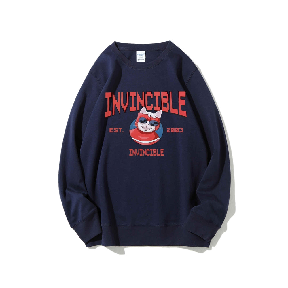 Casual Crewneck Sweatshirt Invincible