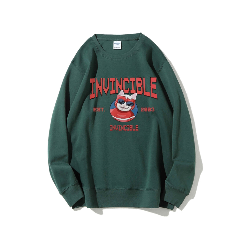 Casual Crewneck Sweatshirt Invincible