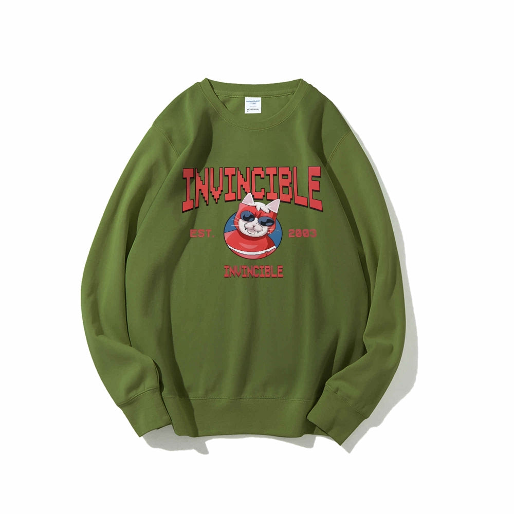 Casual Crewneck Sweatshirt Invincible