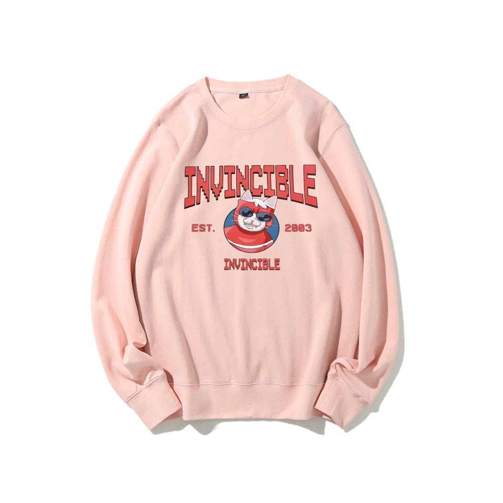 Casual Crewneck Sweatshirt Invincible