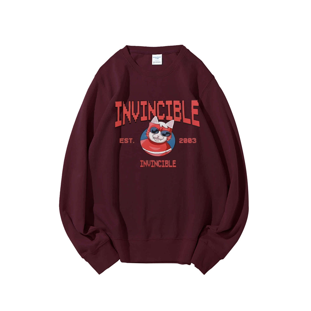 Casual Crewneck Sweatshirt Invincible
