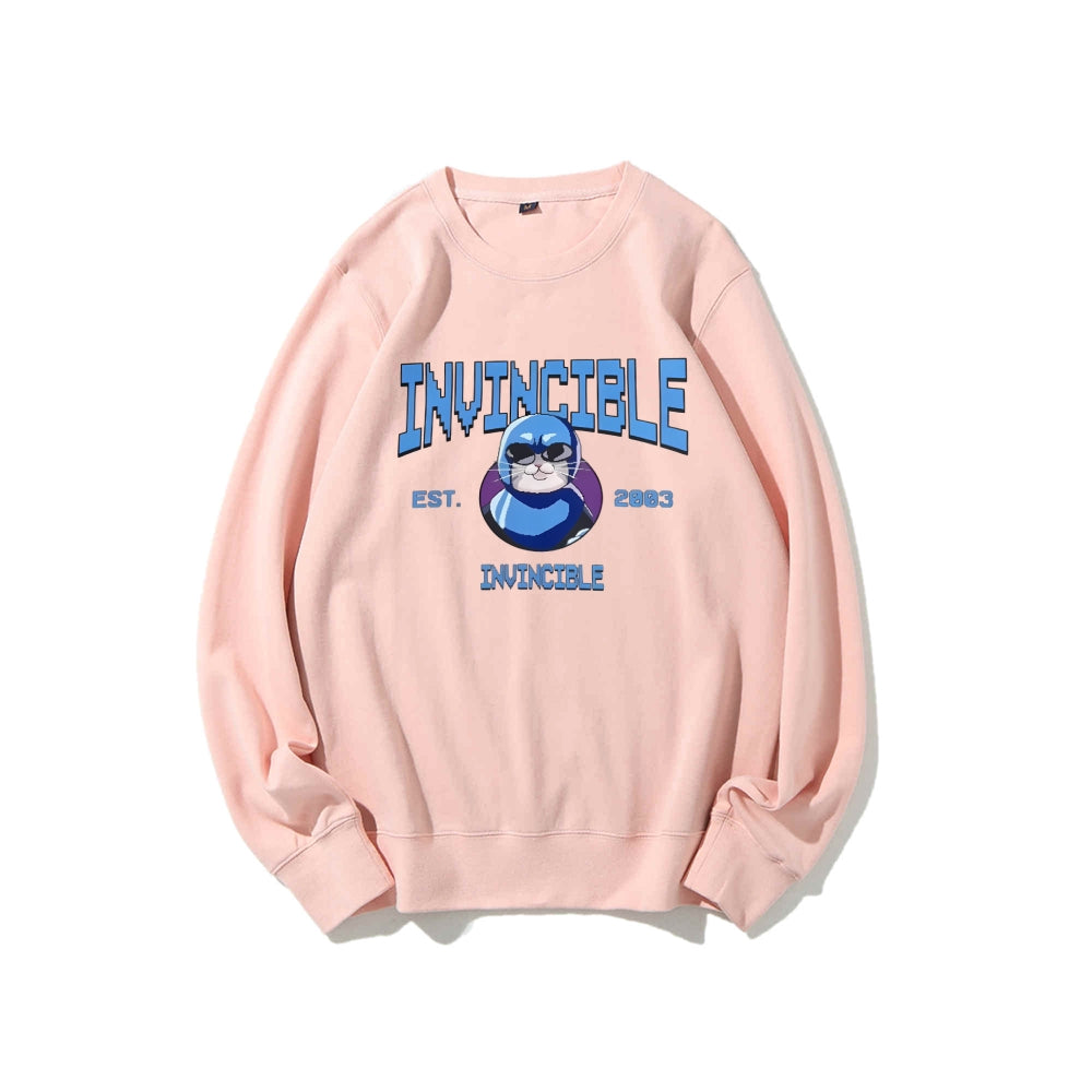 Casual Crewneck Sweatshirt Invincible