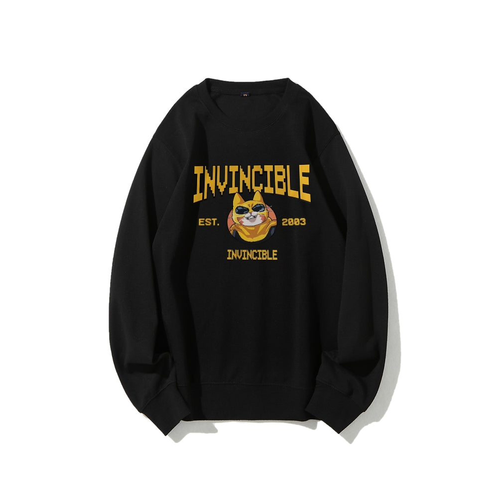 Casual Crewneck Sweatshirt Invincible
