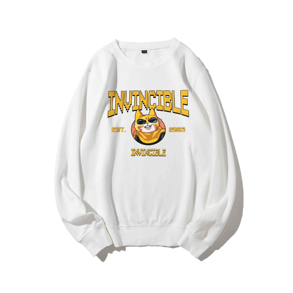 Casual Crewneck Sweatshirt Invincible