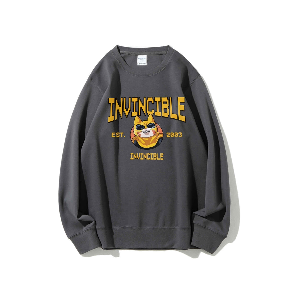 Casual Crewneck Sweatshirt Invincible