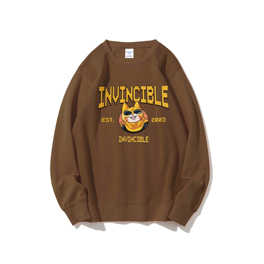 Casual Crewneck Sweatshirt Invincible