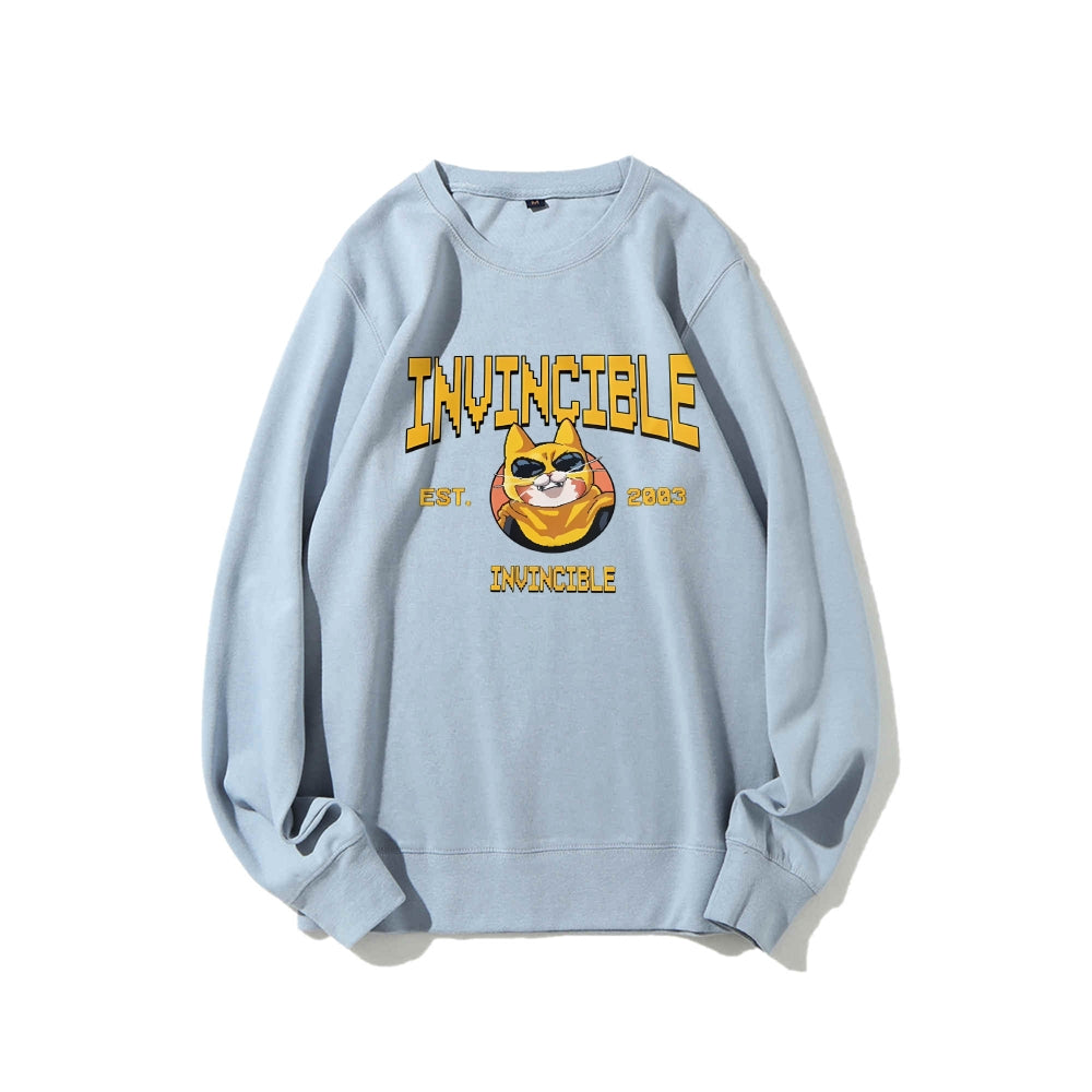 Casual Crewneck Sweatshirt Invincible