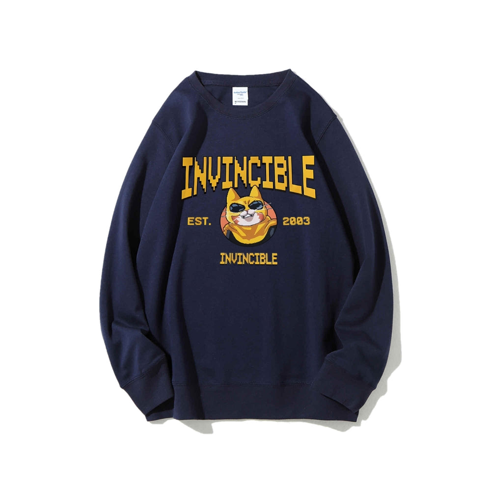 Casual Crewneck Sweatshirt Invincible