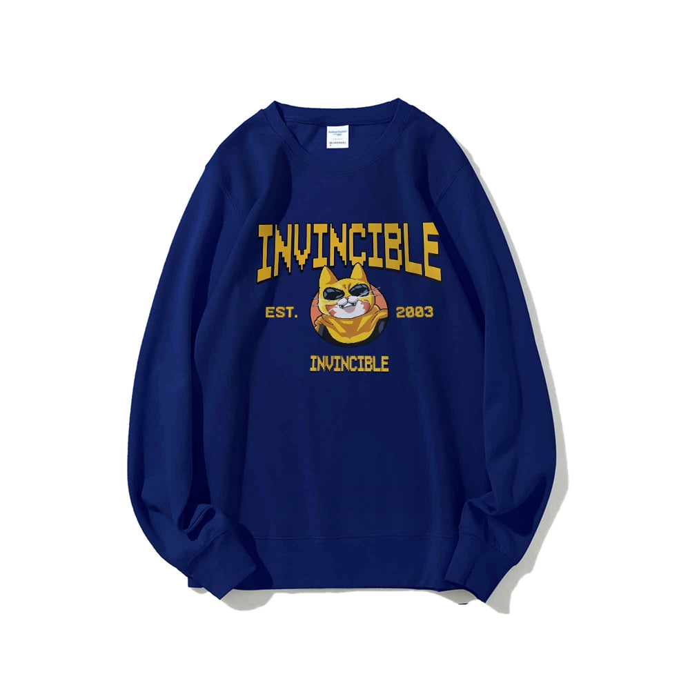 Casual Crewneck Sweatshirt Invincible