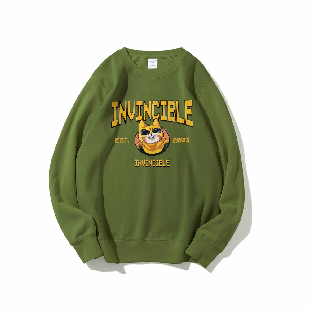 Casual Crewneck Sweatshirt Invincible