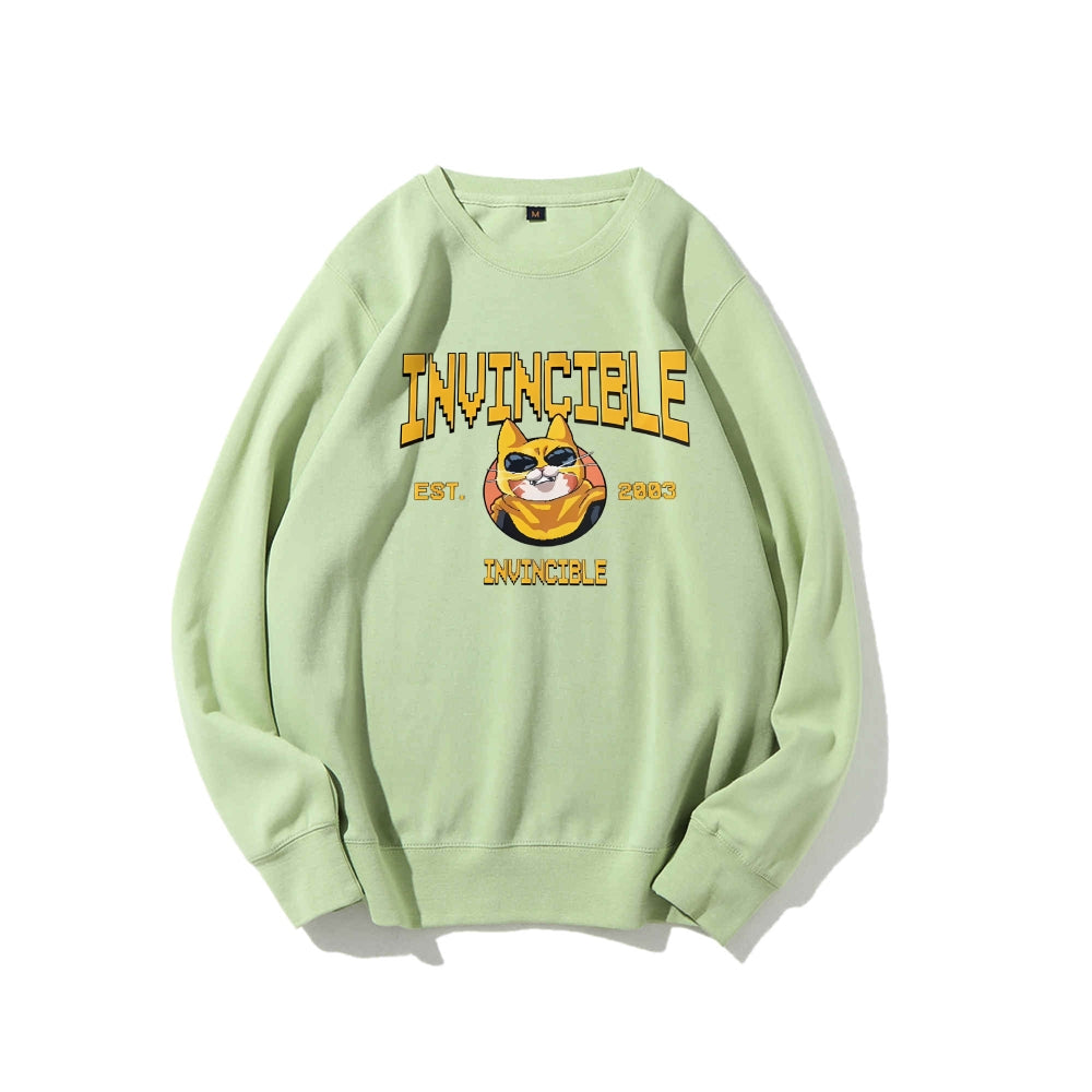 Casual Crewneck Sweatshirt Invincible