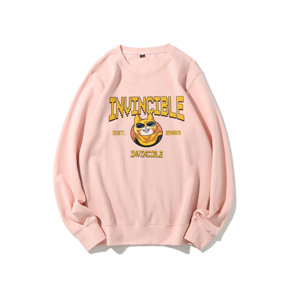 Casual Crewneck Sweatshirt Invincible