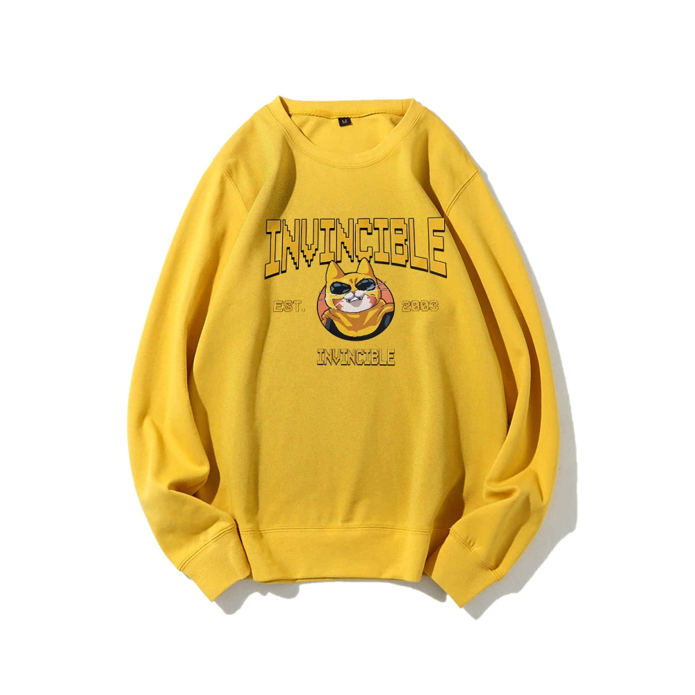 Casual Crewneck Sweatshirt Invincible