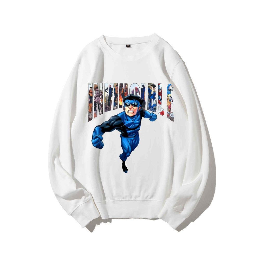 Casual Crewneck Sweatshirt Invincible