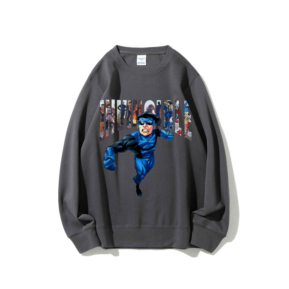 Casual Crewneck Sweatshirt Invincible