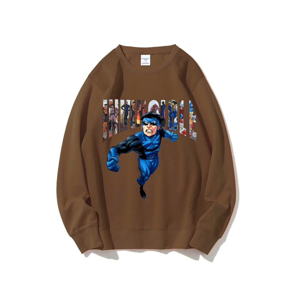 Casual Crewneck Sweatshirt Invincible