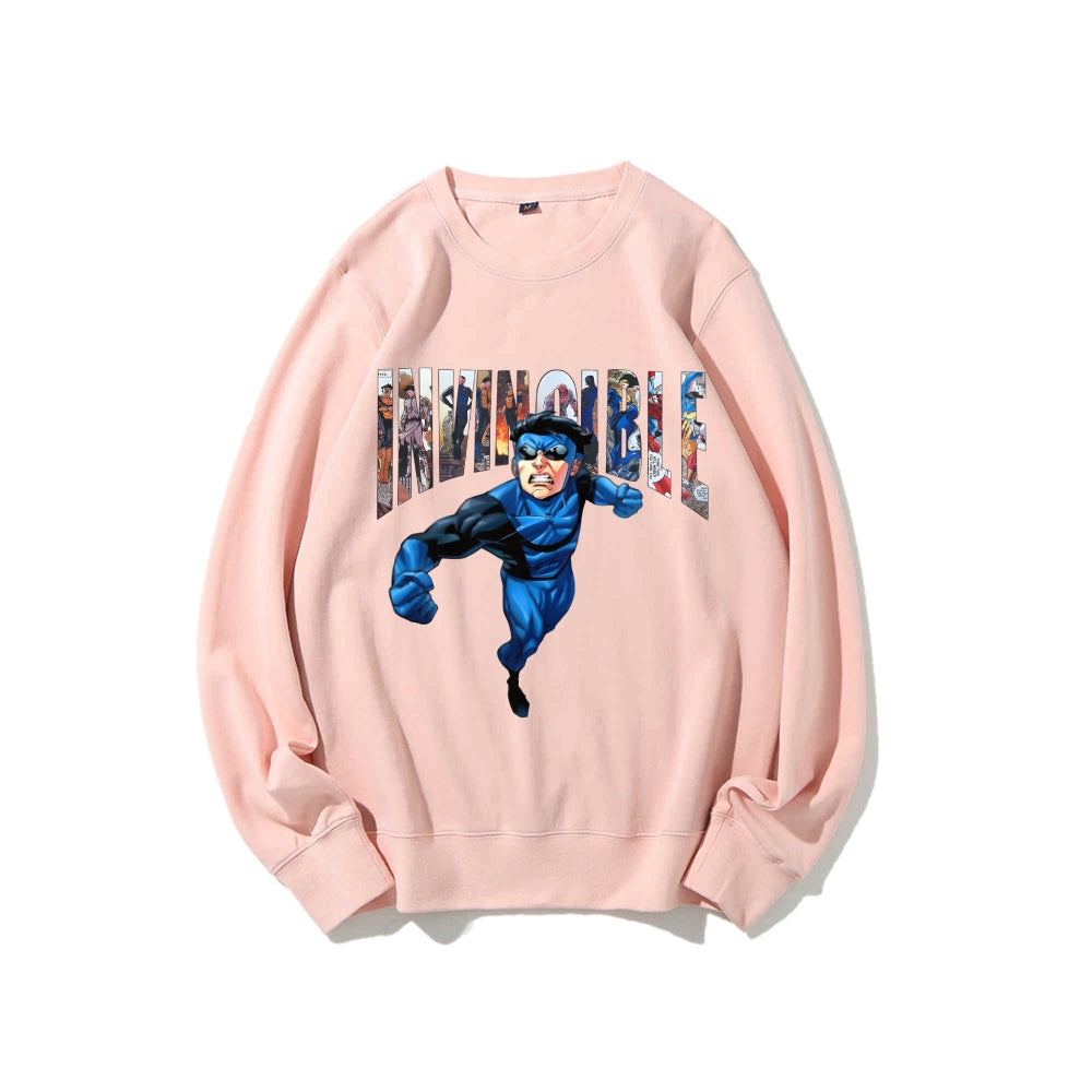 Casual Crewneck Sweatshirt Invincible