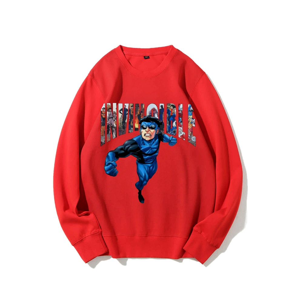 Casual Crewneck Sweatshirt Invincible