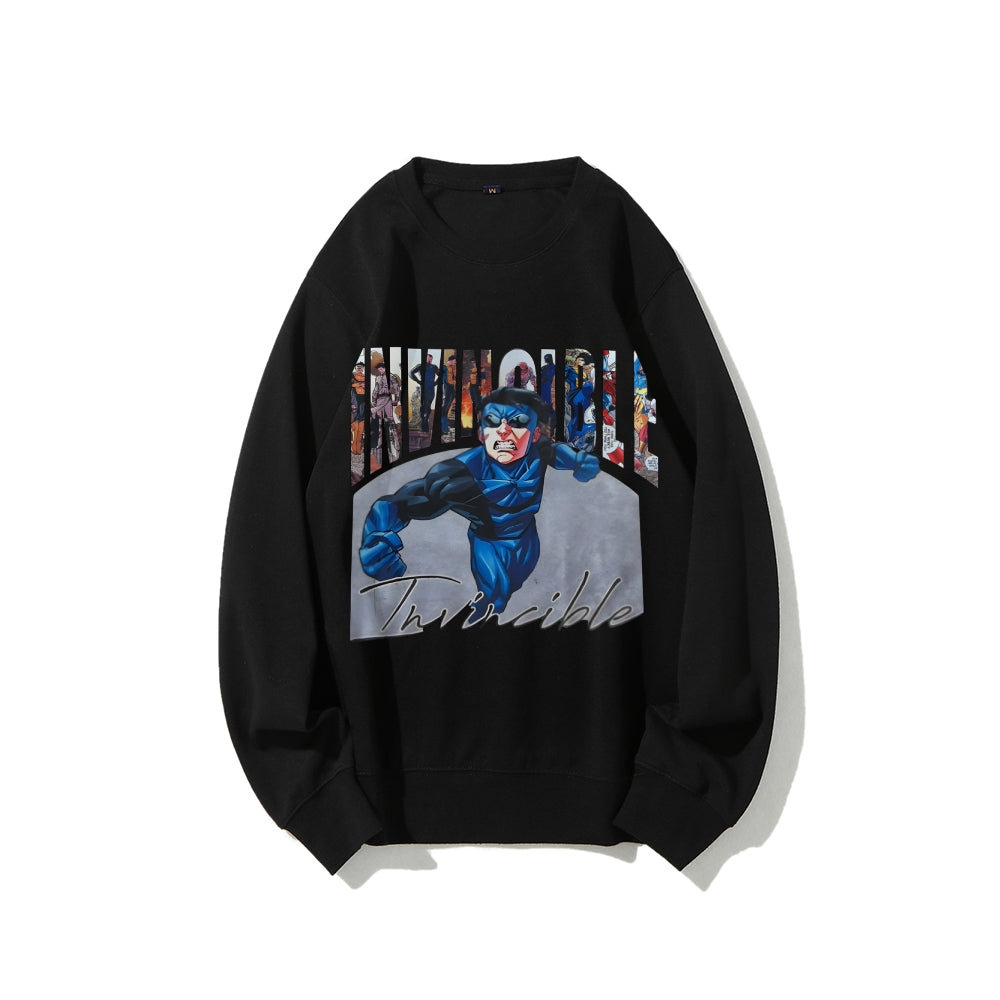 Casual Crewneck Sweatshirt Invincible