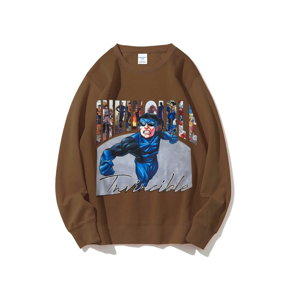 Casual Crewneck Sweatshirt Invincible