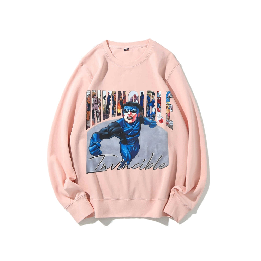 Casual Crewneck Sweatshirt Invincible