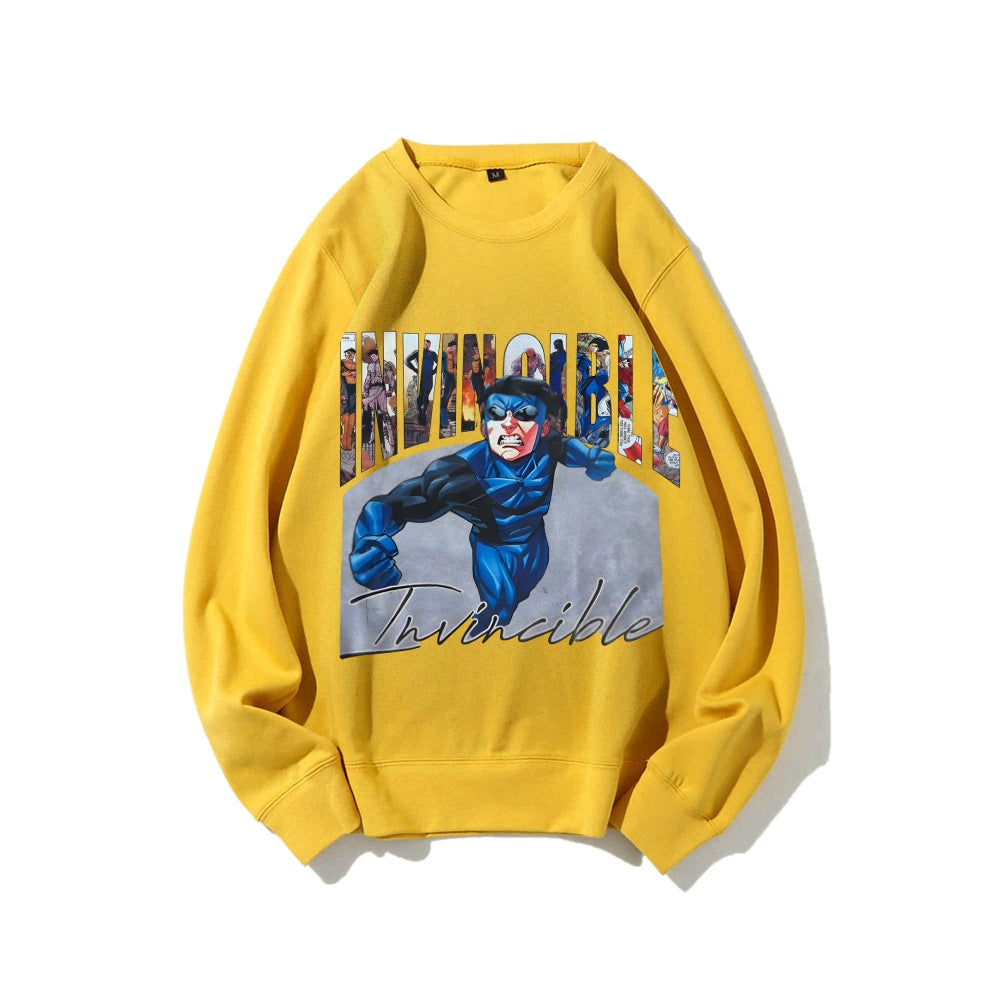 Casual Crewneck Sweatshirt Invincible