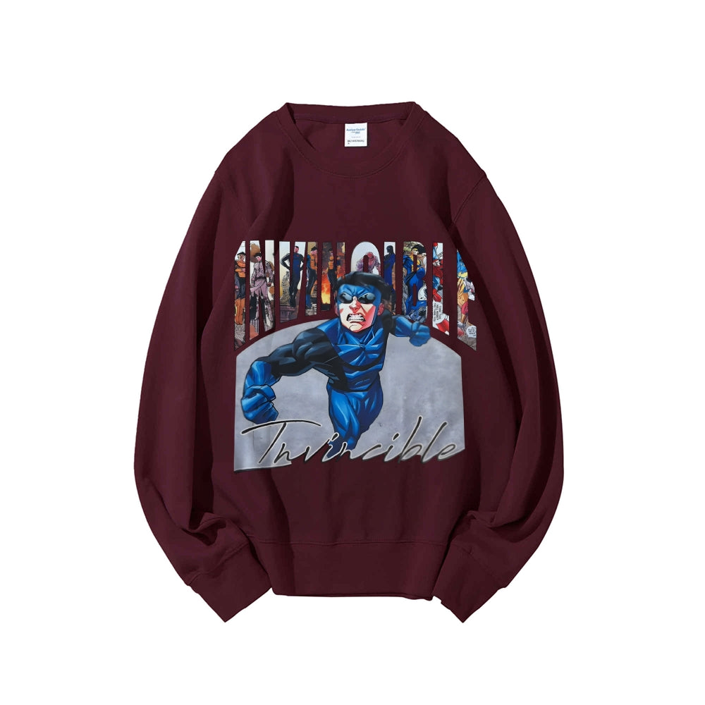 Casual Crewneck Sweatshirt Invincible