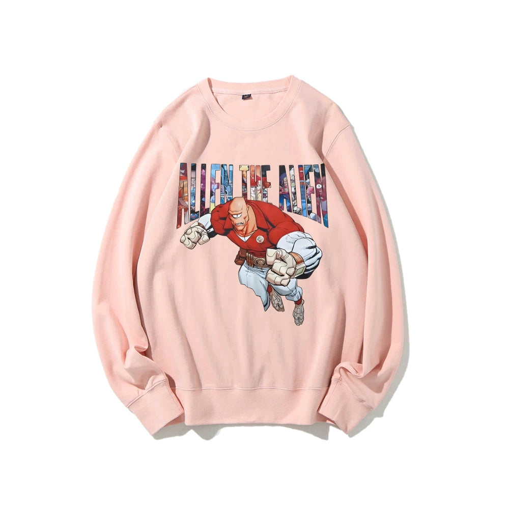 Casual Crewneck Sweatshirt Invincible