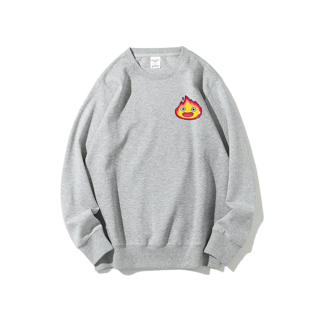 Casual Crewneck Sweatshirt Calcifer's Bed & Breakfast