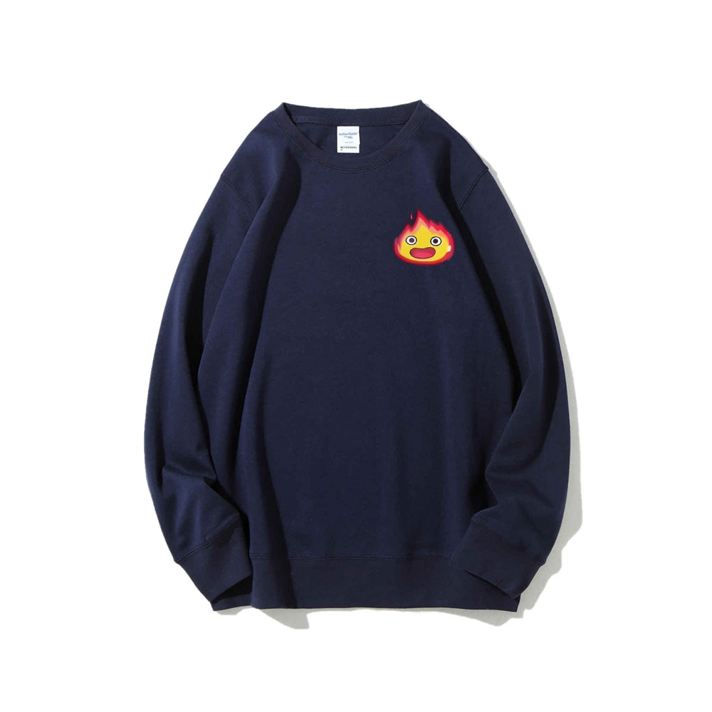 Casual Crewneck Sweatshirt Calcifer's Bed & Breakfast